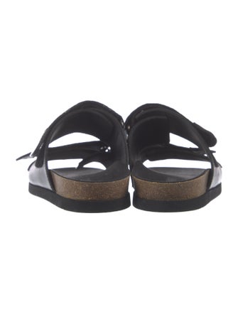 Missoni Leather Striped Slides