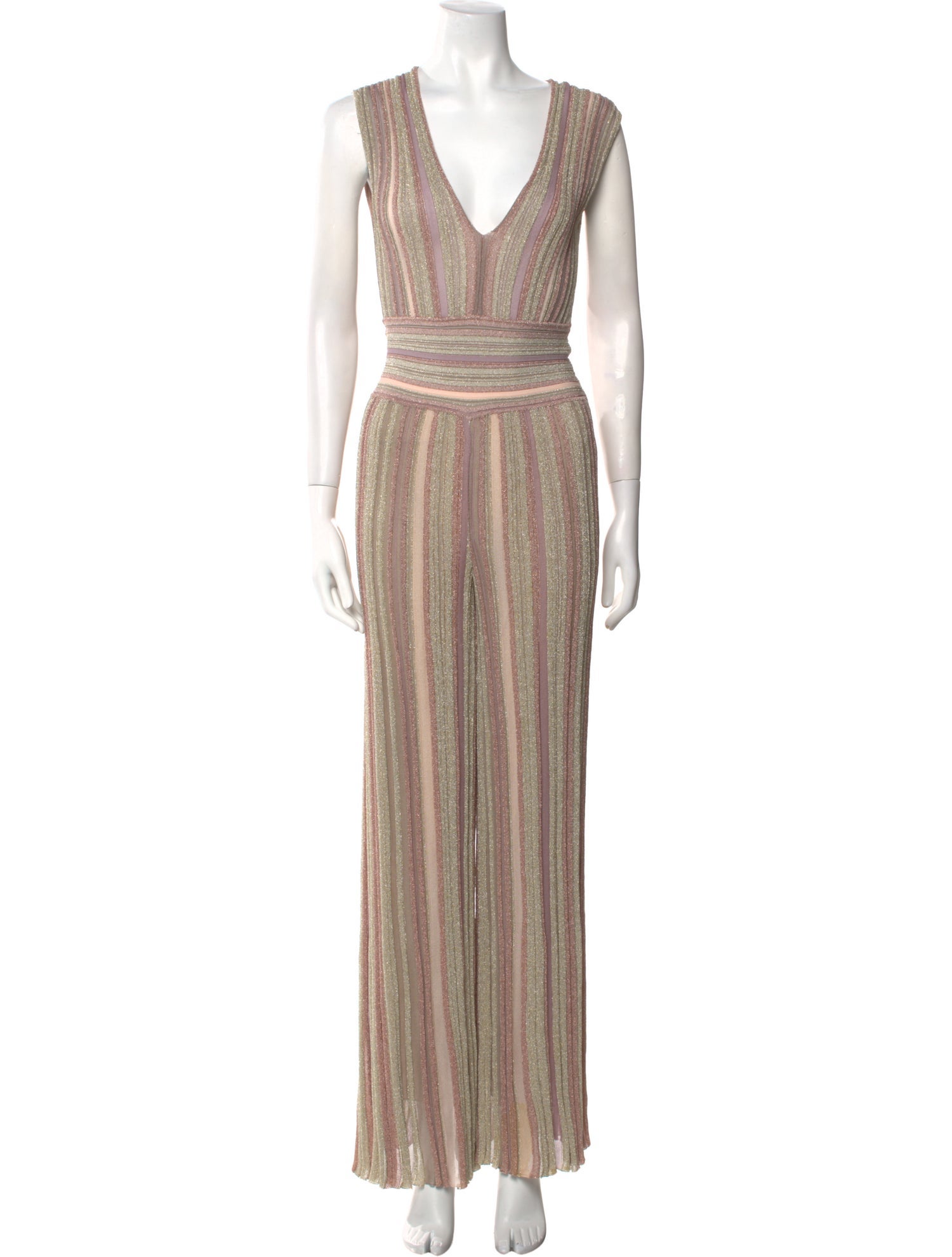 Missoni Striped V-Neck Jumpsuit