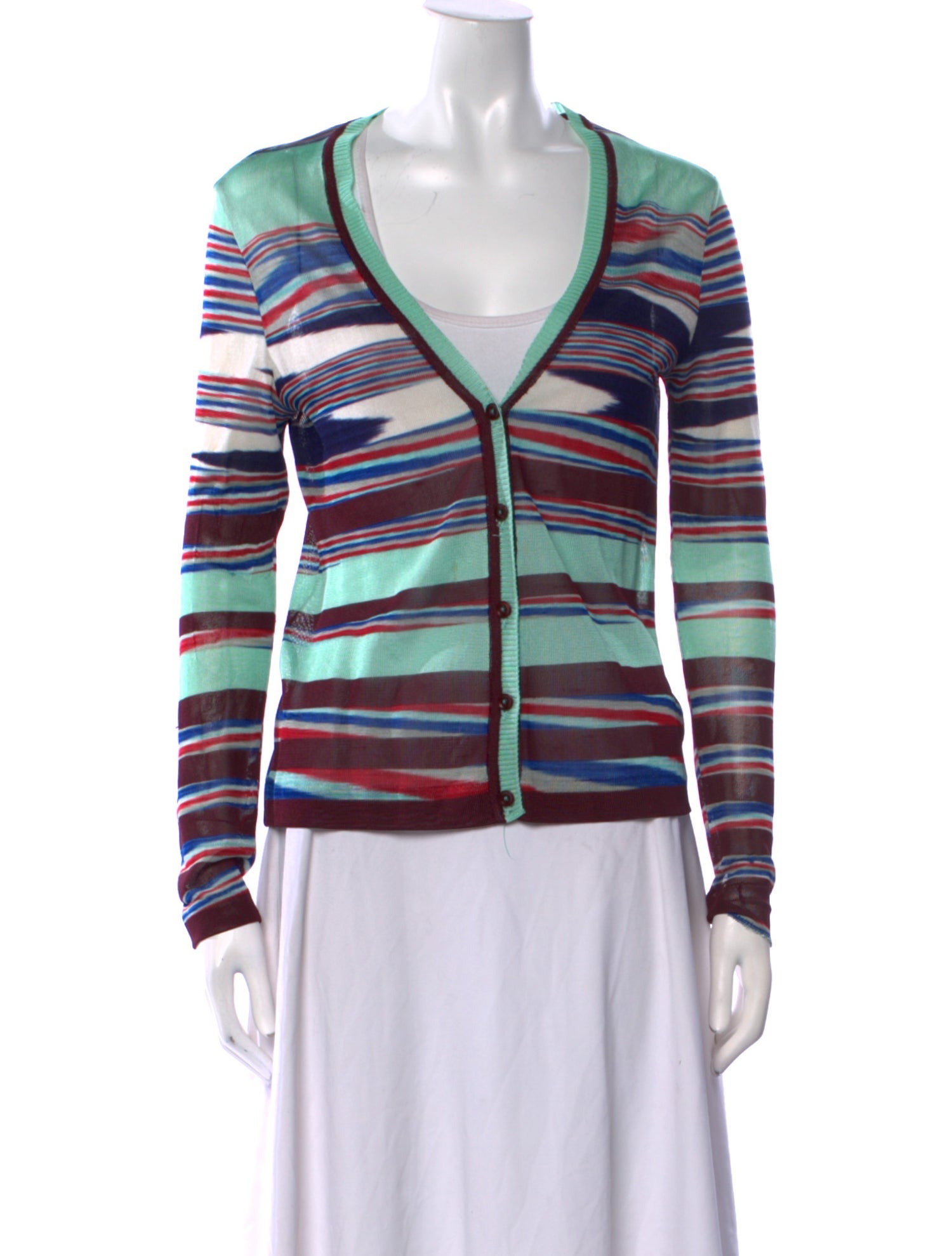 Missoni Striped V-Neck Sweater