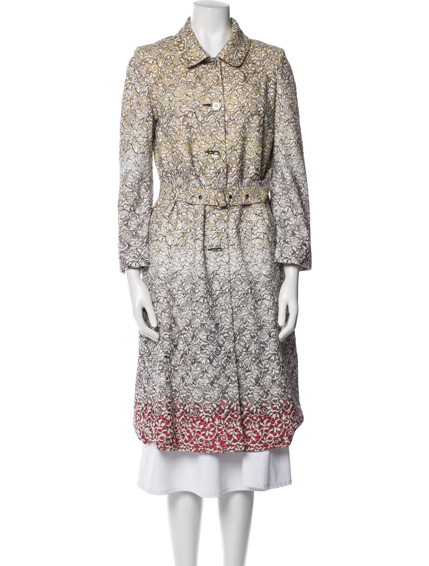 Missoni Printed Trench Coat