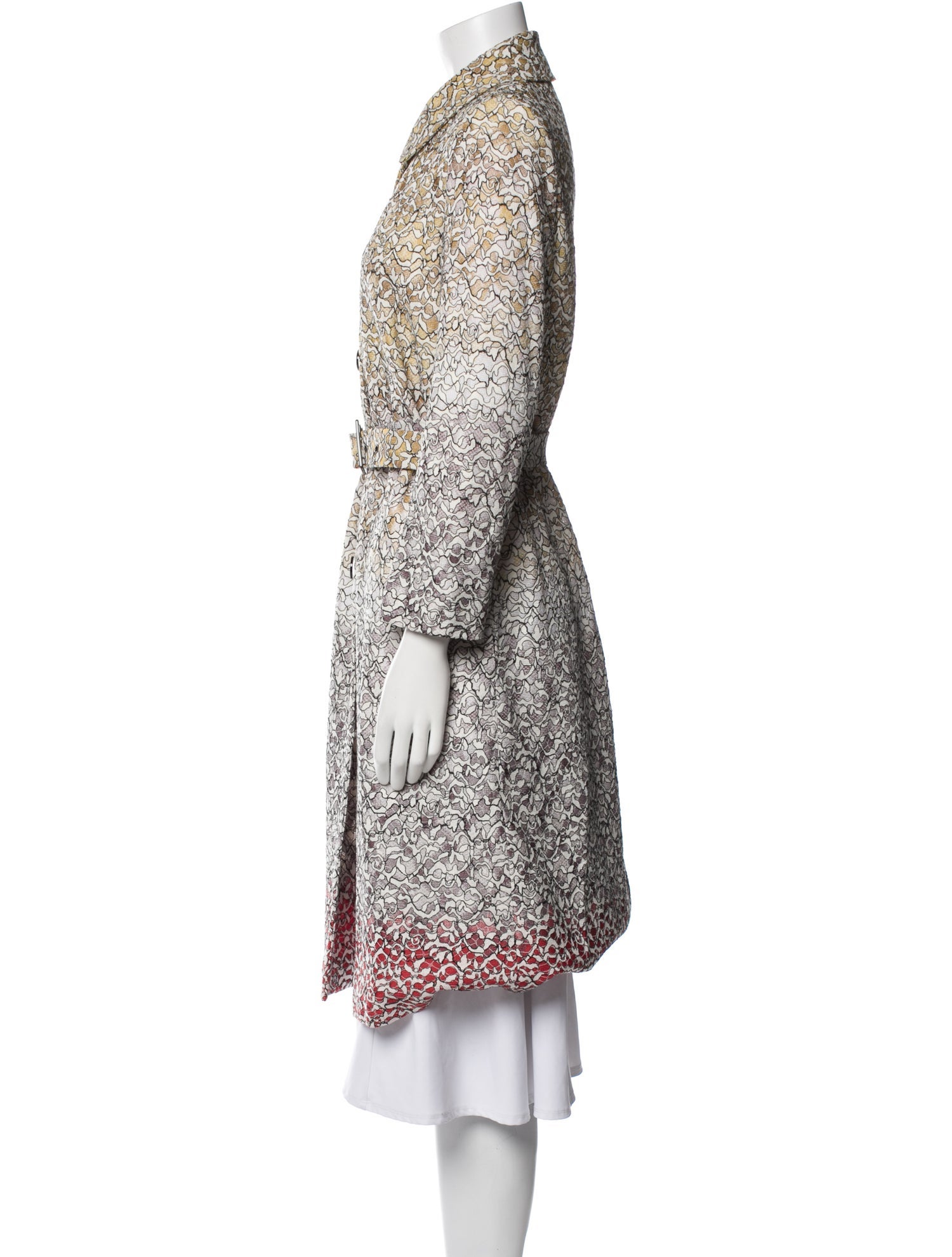 Missoni Printed Trench Coat