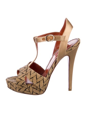 Missoni T-Strap Sandals