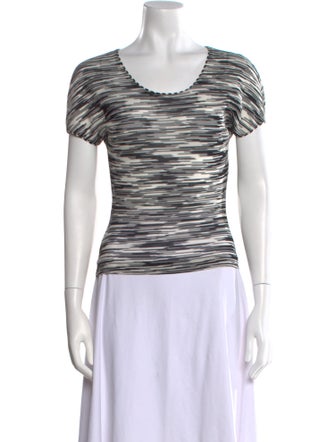 Missoni Striped Scoop Neck T-Shirt
