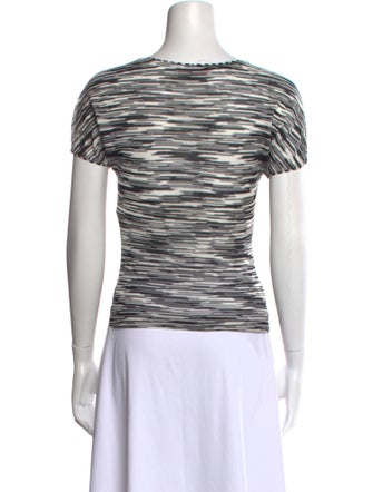 Missoni Striped Scoop Neck T-Shirt