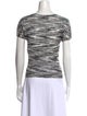 Missoni Striped Scoop Neck T-Shirt