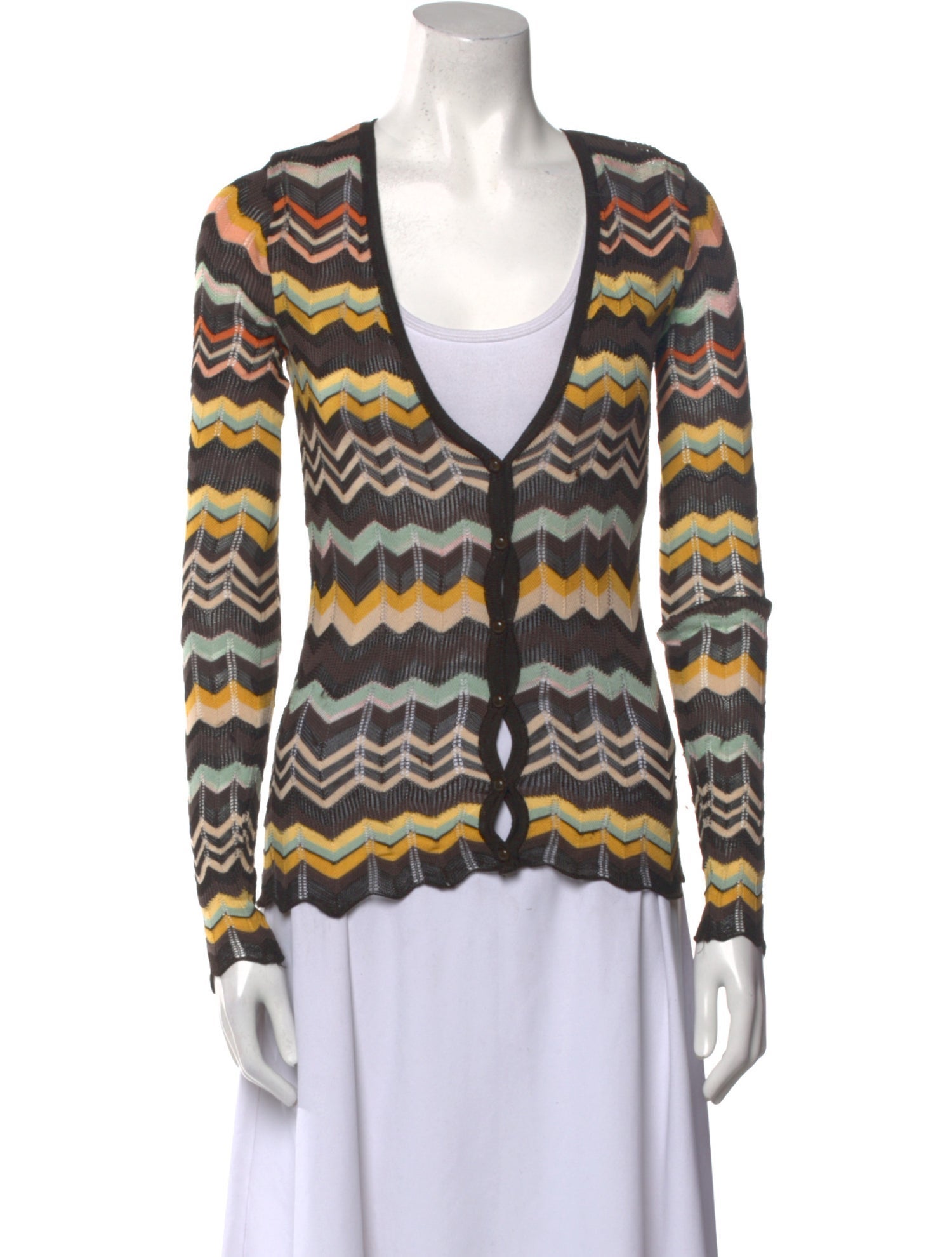 Missoni Striped V-Neck Sweater
