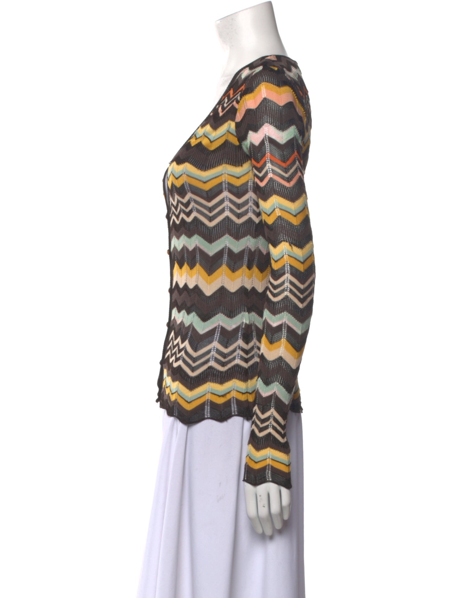 Missoni Striped V-Neck Sweater