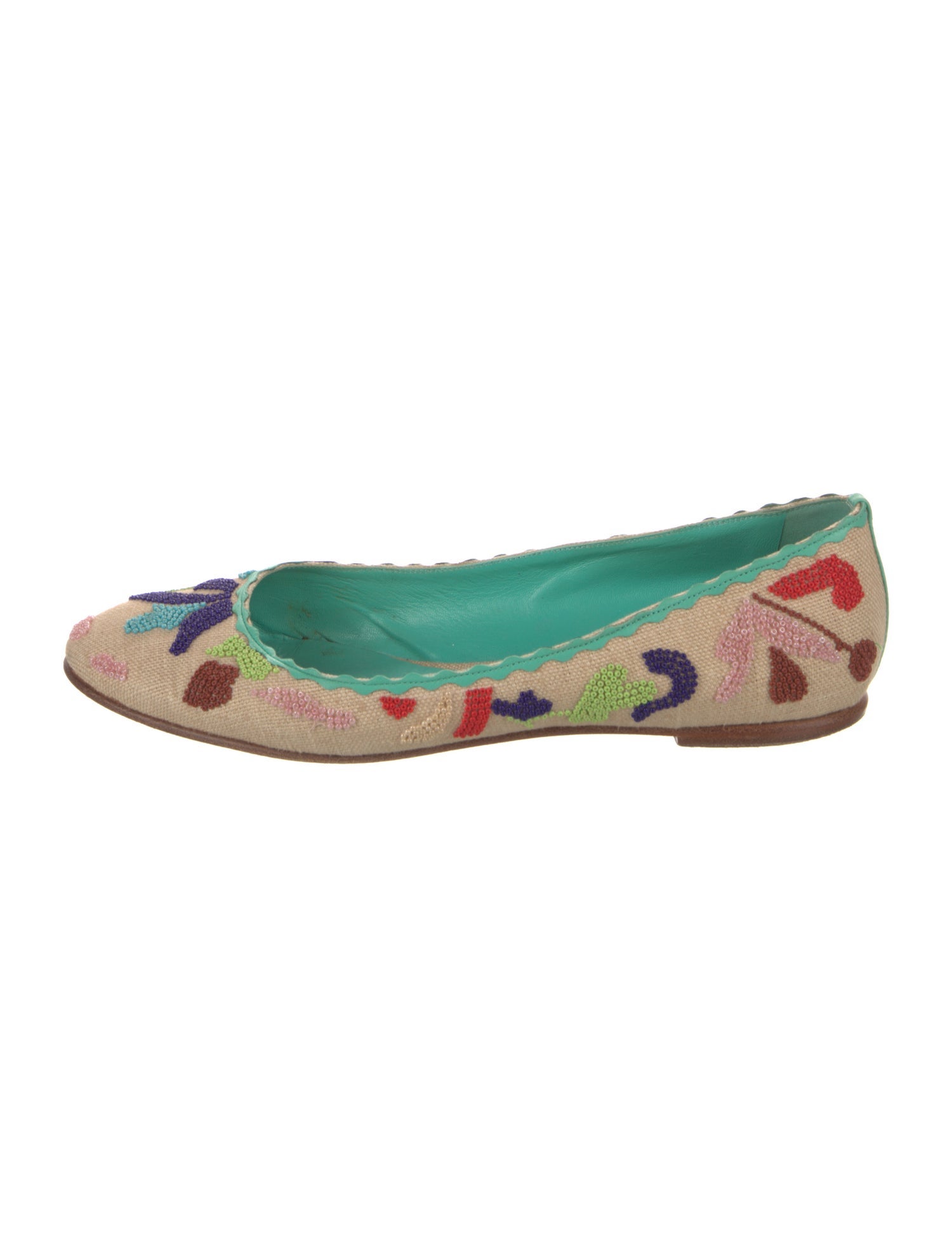 Missoni Canvas Printed Ballet Flats