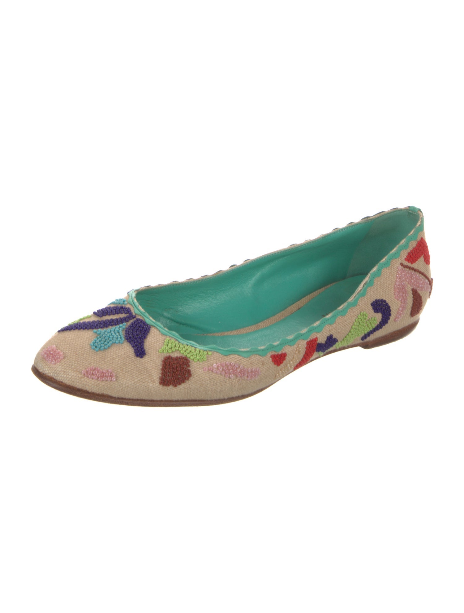 Missoni Canvas Printed Ballet Flats