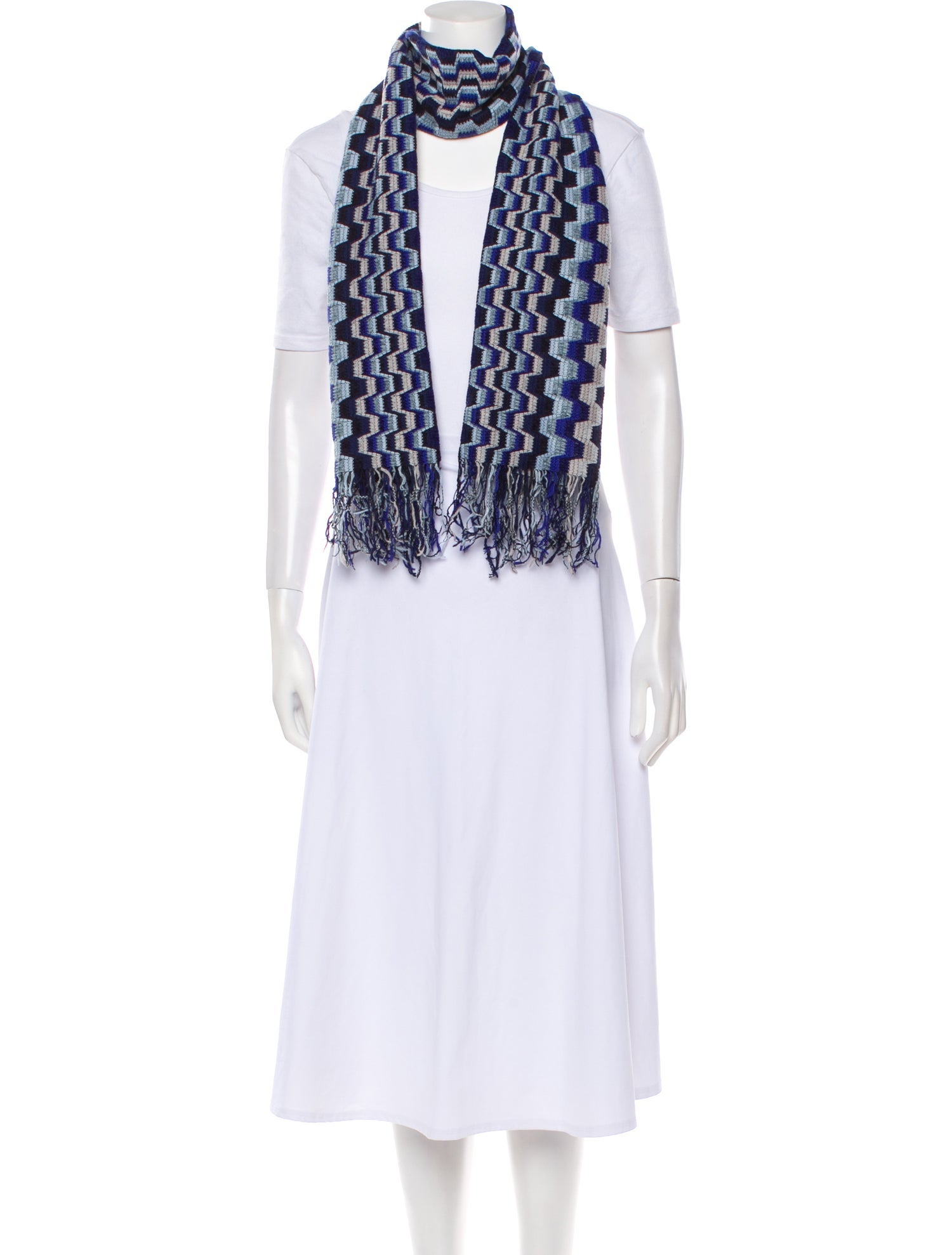 Missoni Acrylic Striped Scarf