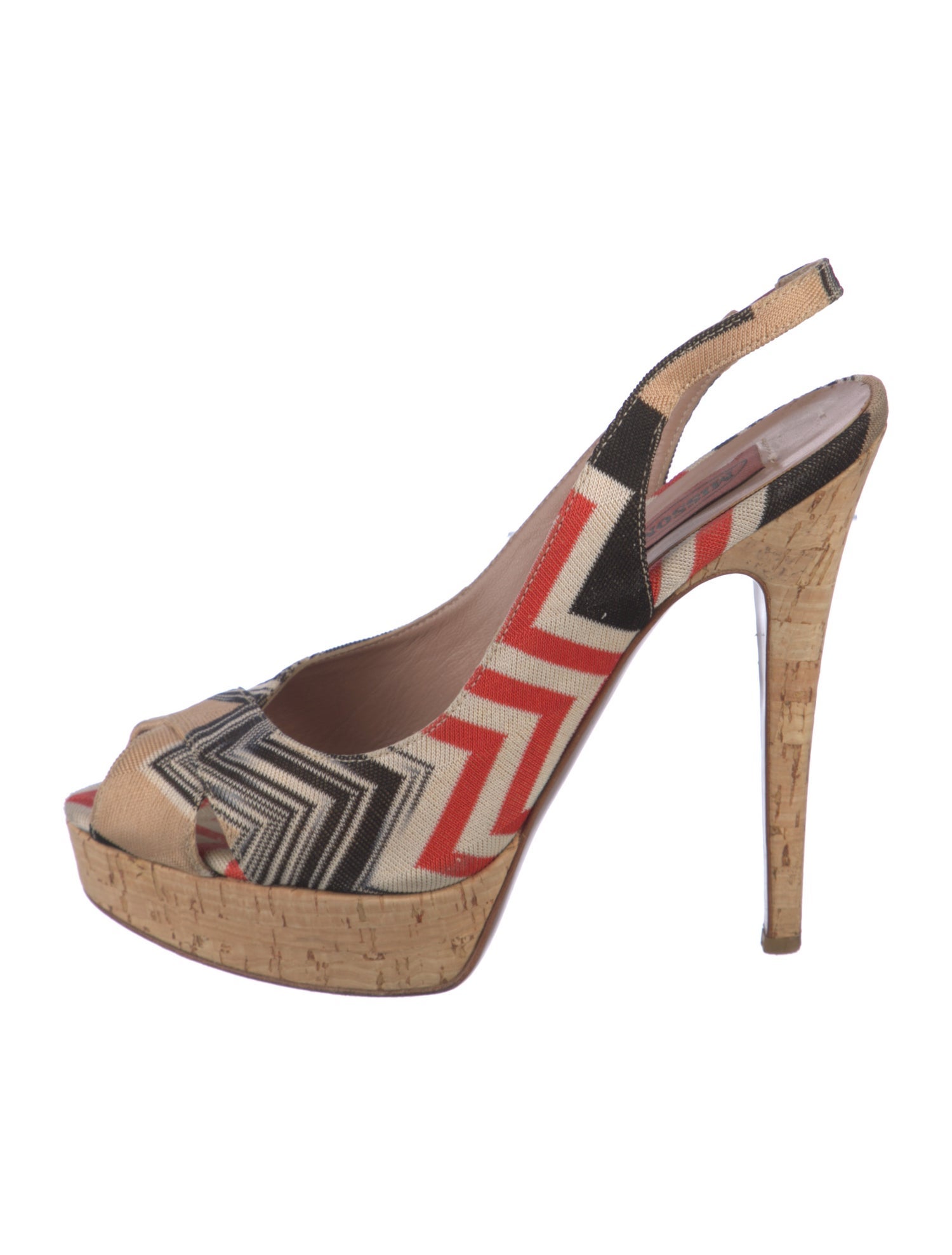 Missoni Printed Slingback Pumps