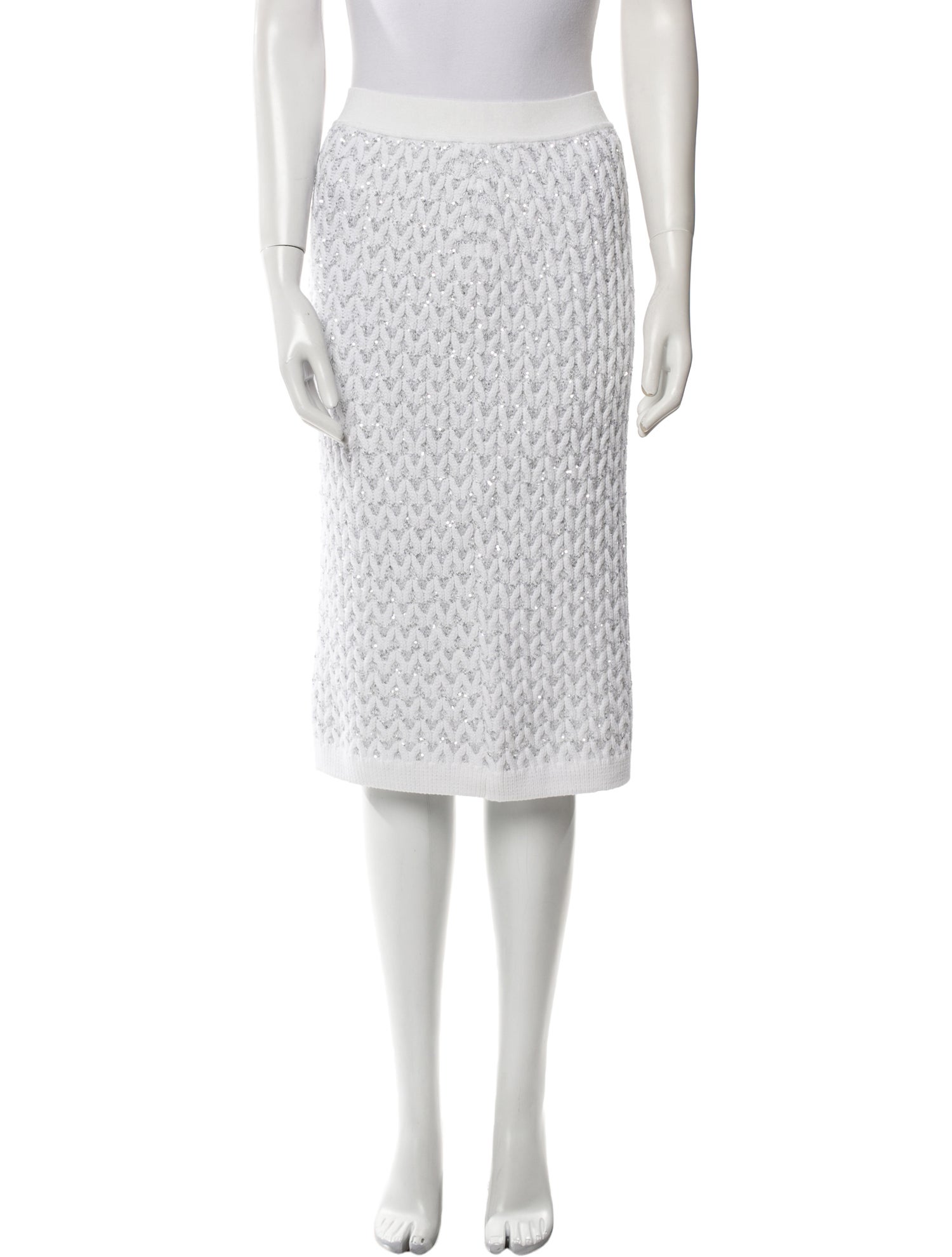 Missoni Lace Pattern Knee-Length Skirt