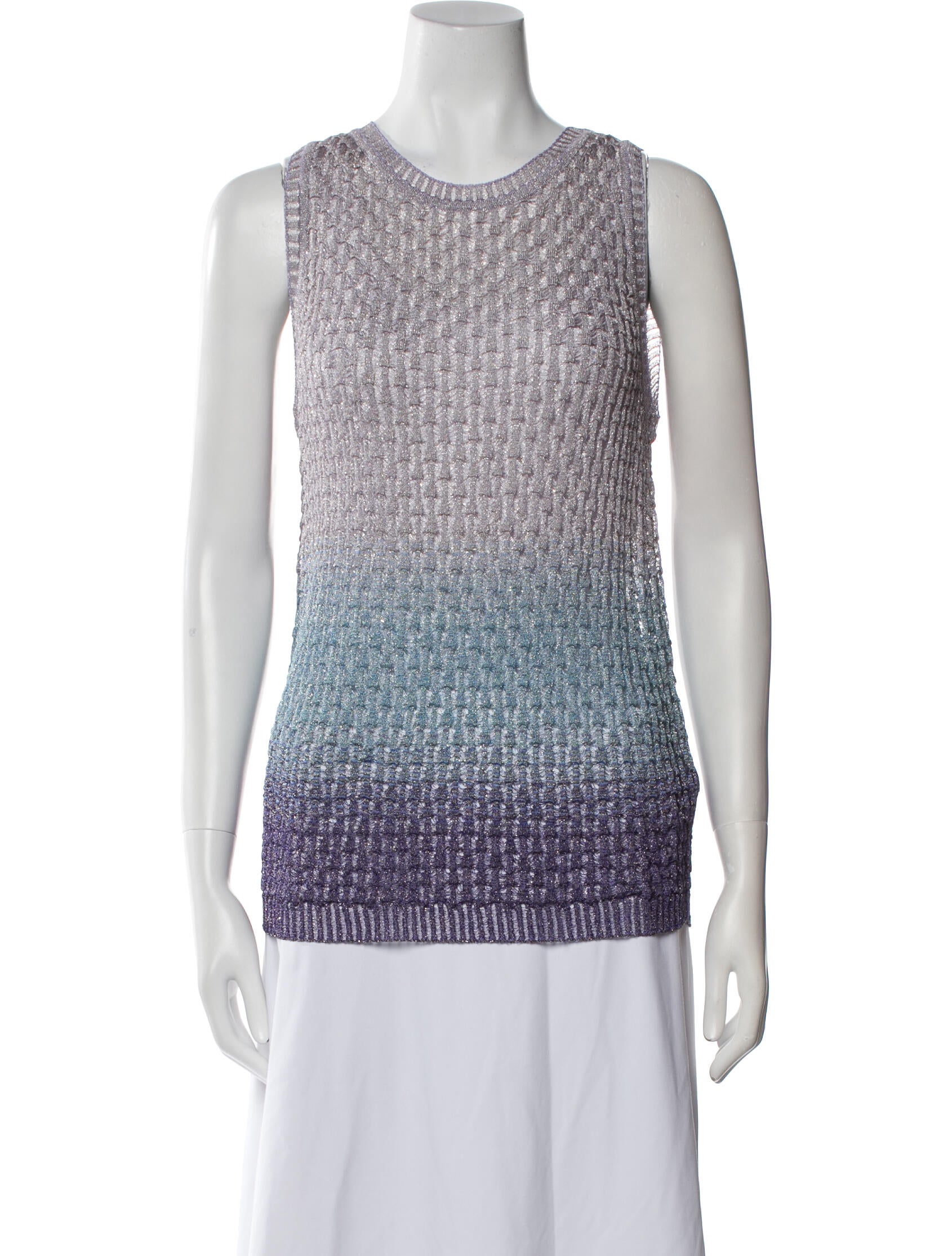 Missoni Printed Crew Neck Top