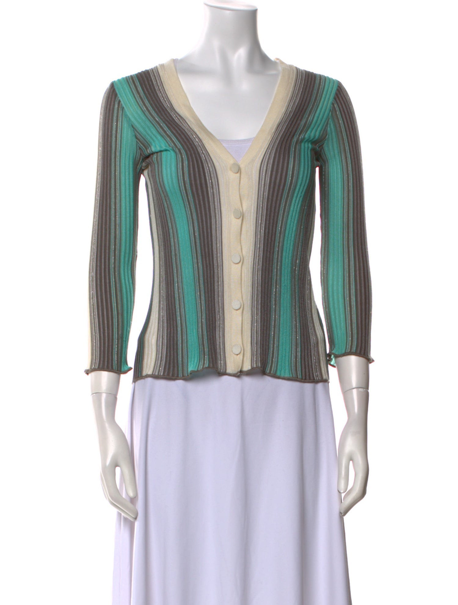 Missoni Striped V-Neck Sweater