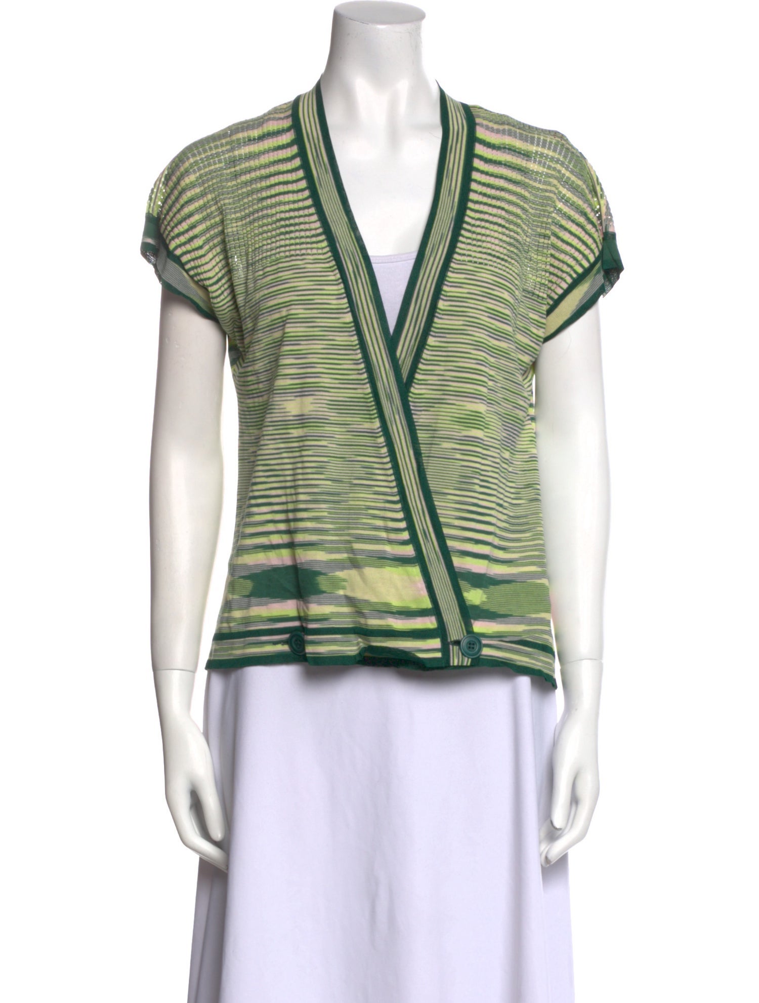 Missoni Striped V-Neck Top