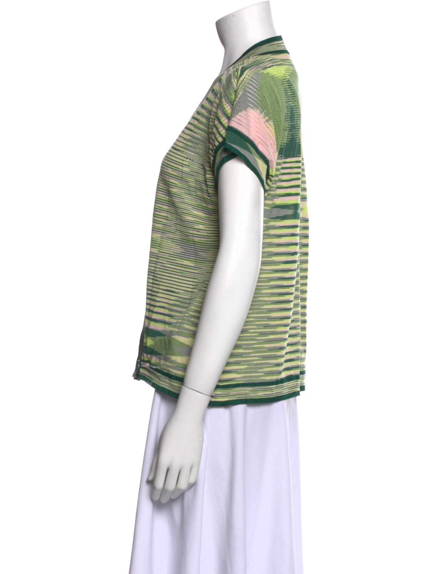 Missoni Striped V-Neck Top