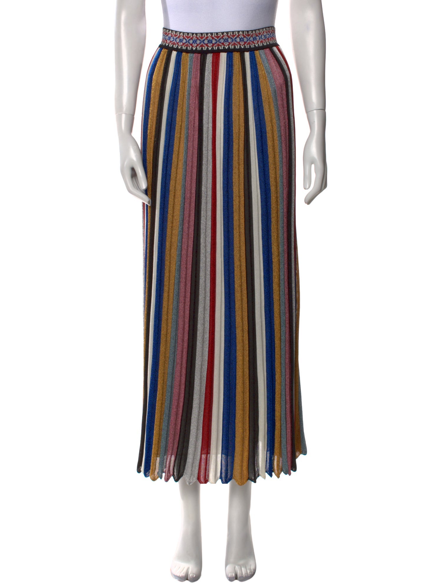 Missoni Silk Midi Length Skirt