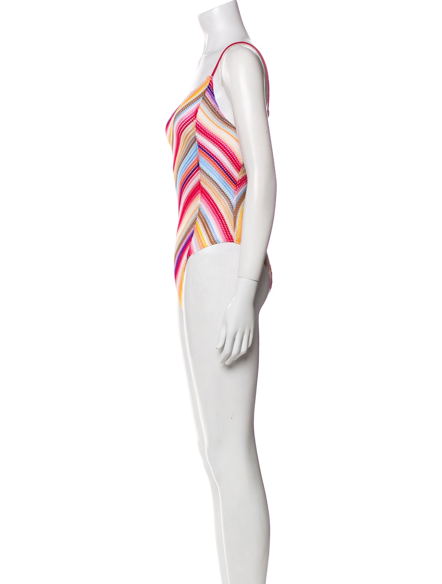 Missoni Striped Glitter Accents One-Piece w/ Tags