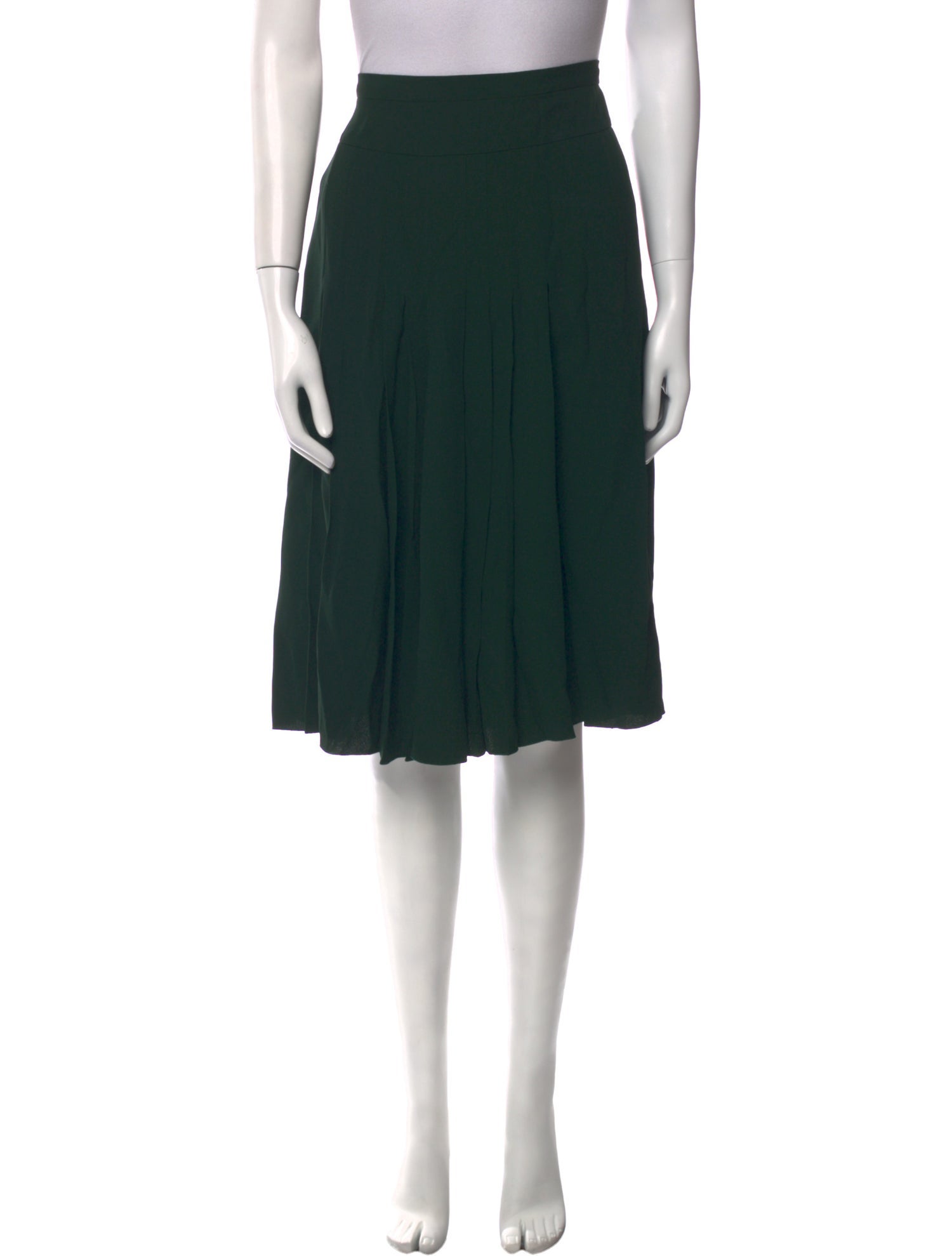 Marni Pleated Accents Knee-Length Skirt