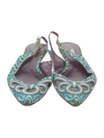 Missoni Printed Slingback Flats