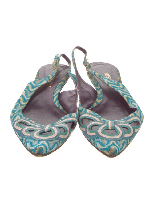 Missoni Printed Slingback Flats