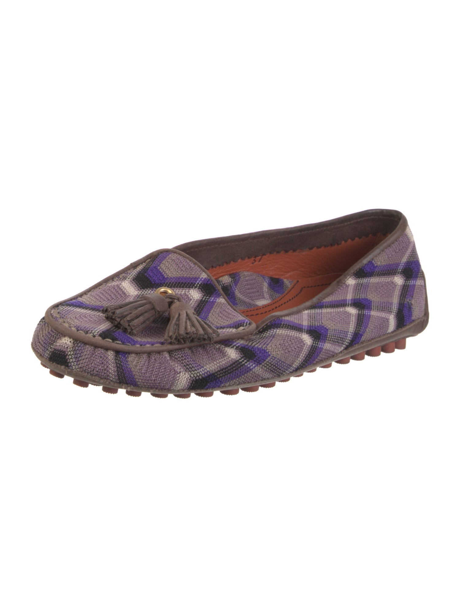 Missoni Printed Tassel Accents Loafers