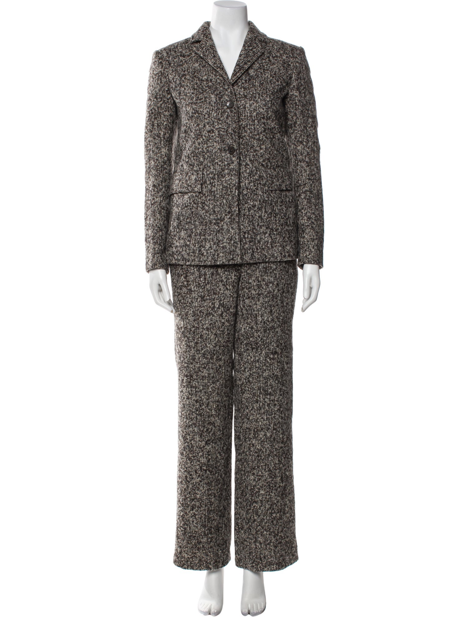 Missoni Wool Tweed Pattern Pantsuit