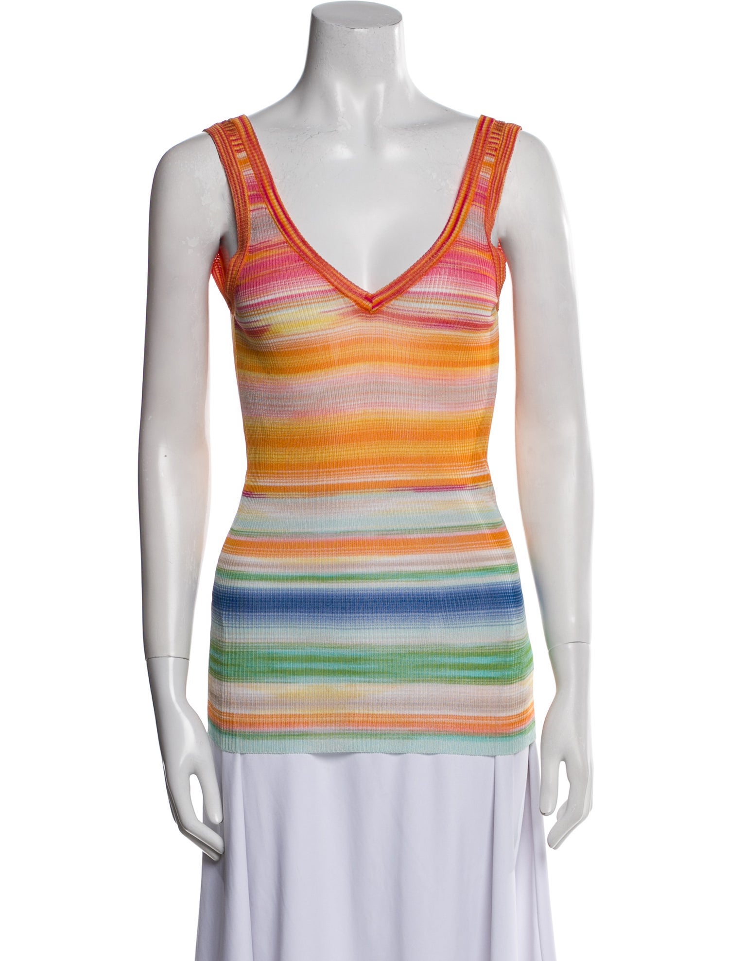 Missoni Striped V-Neck Top