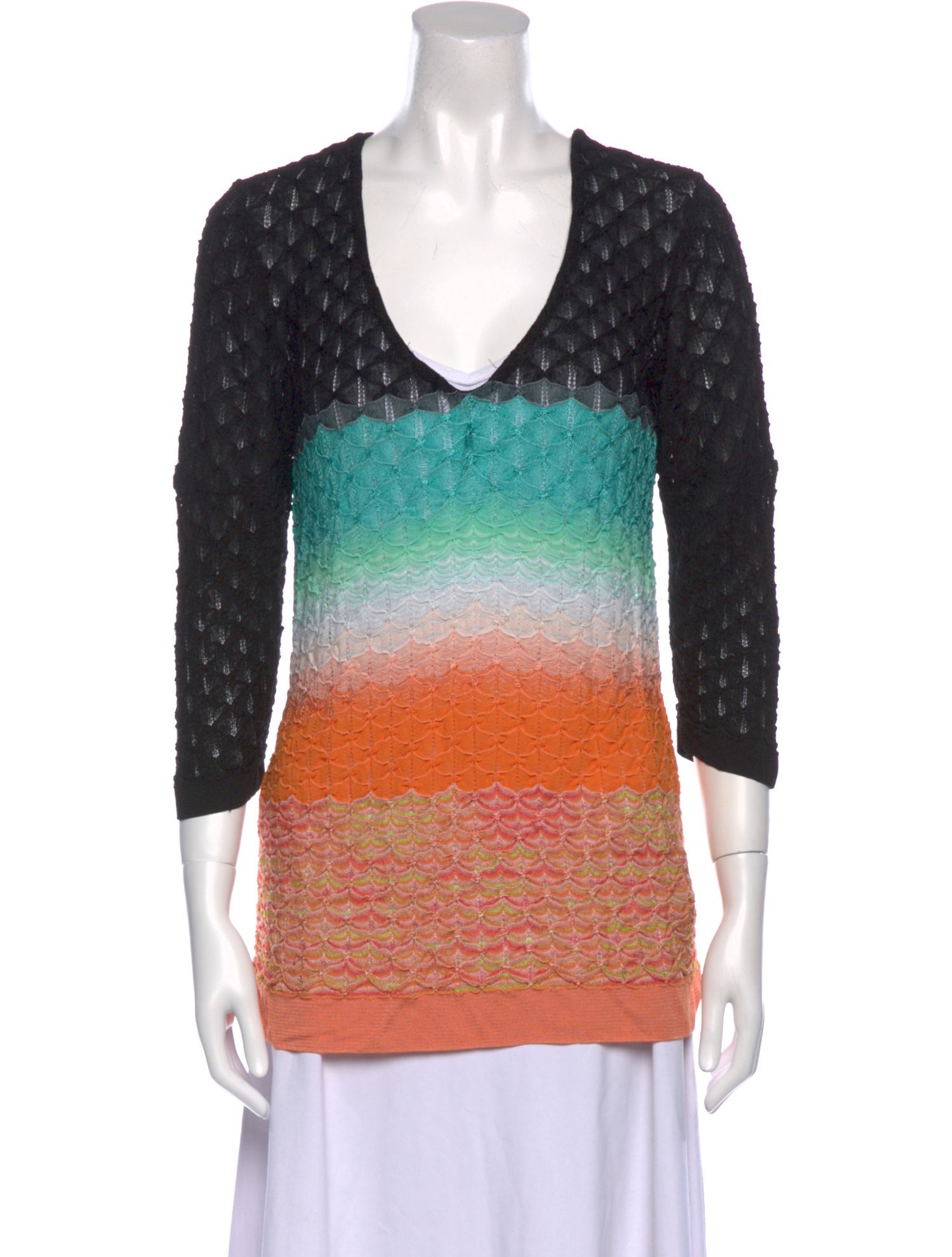 Missoni Striped V-Neck Top