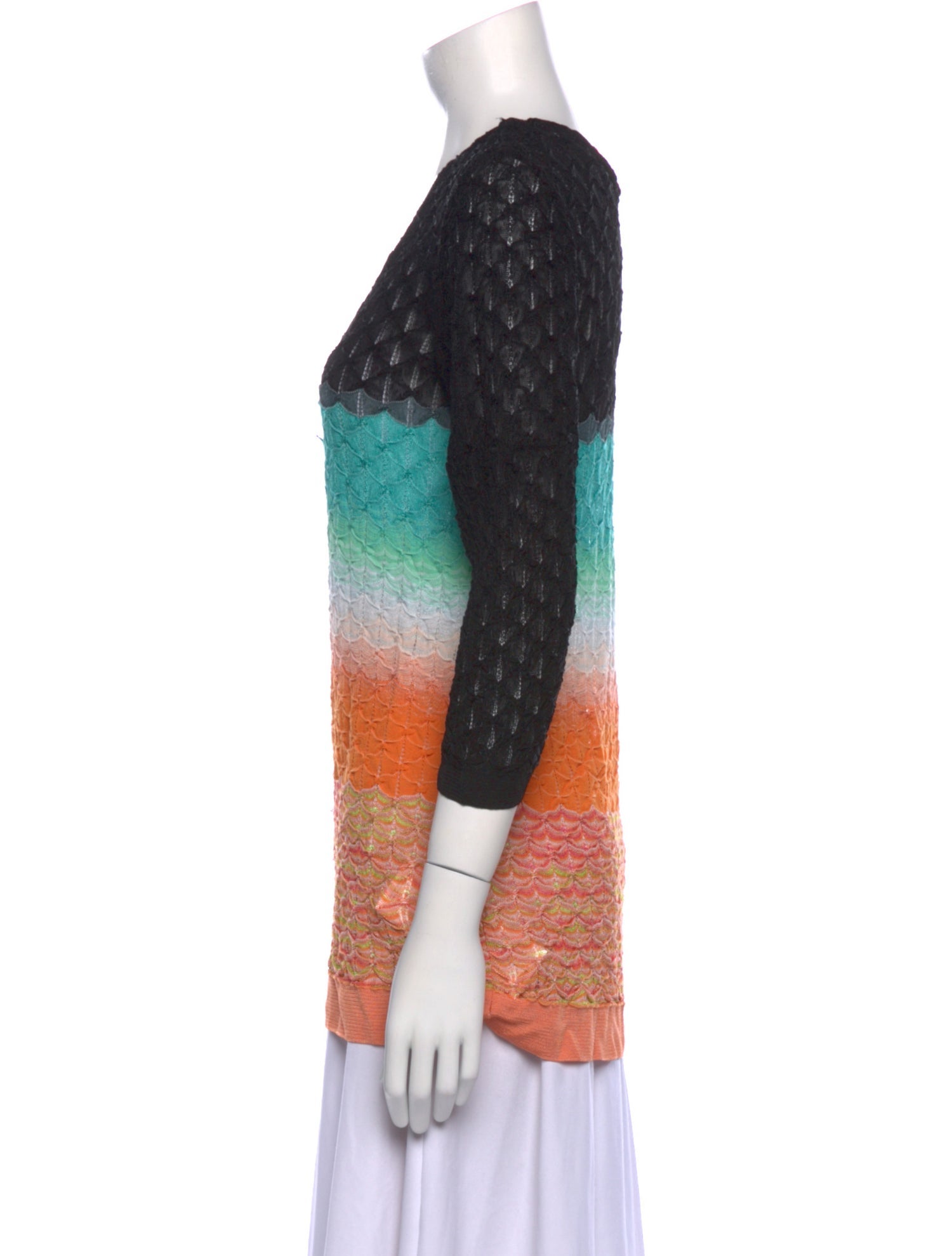 Missoni Striped V-Neck Top