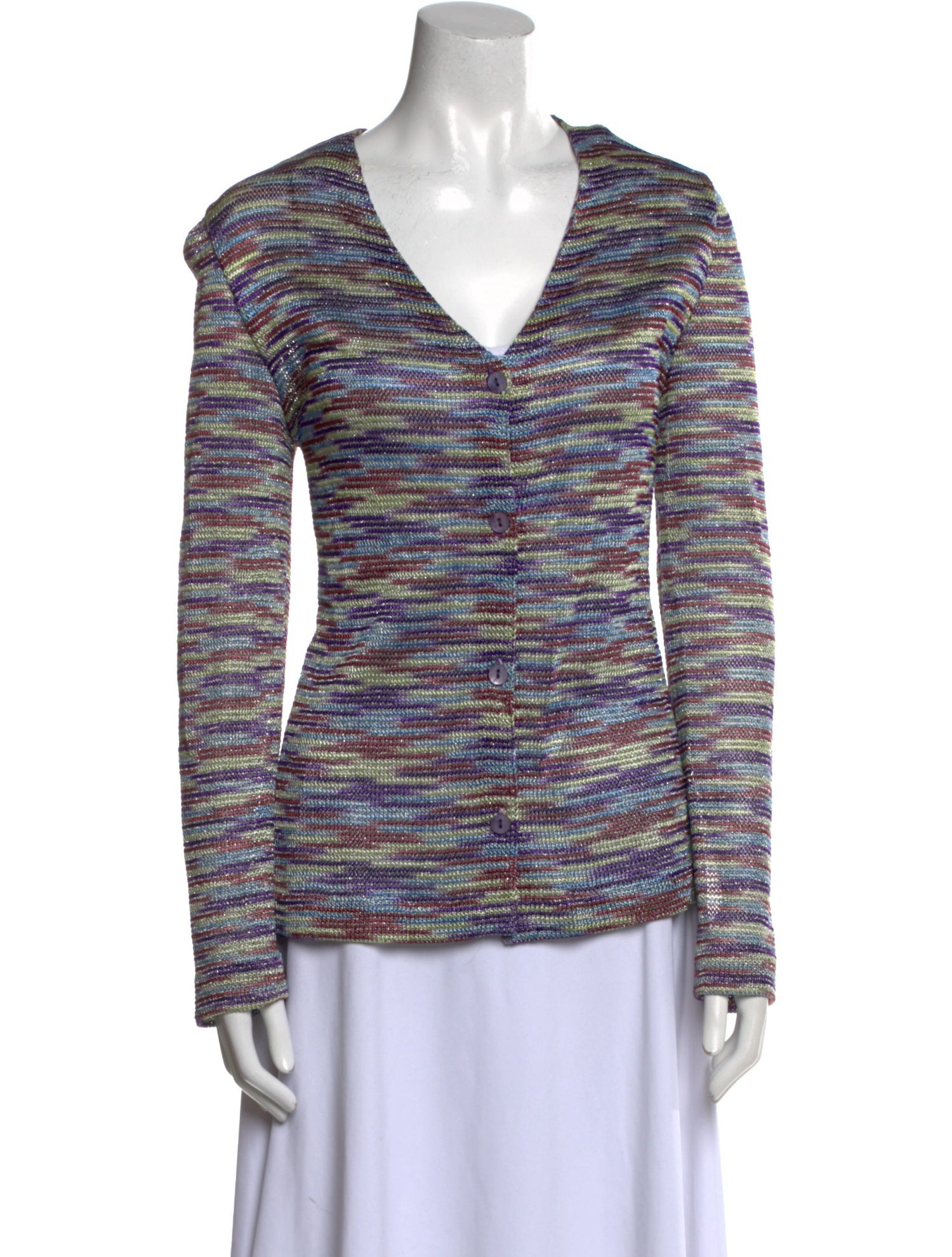 Missoni Striped V-Neck Sweater
