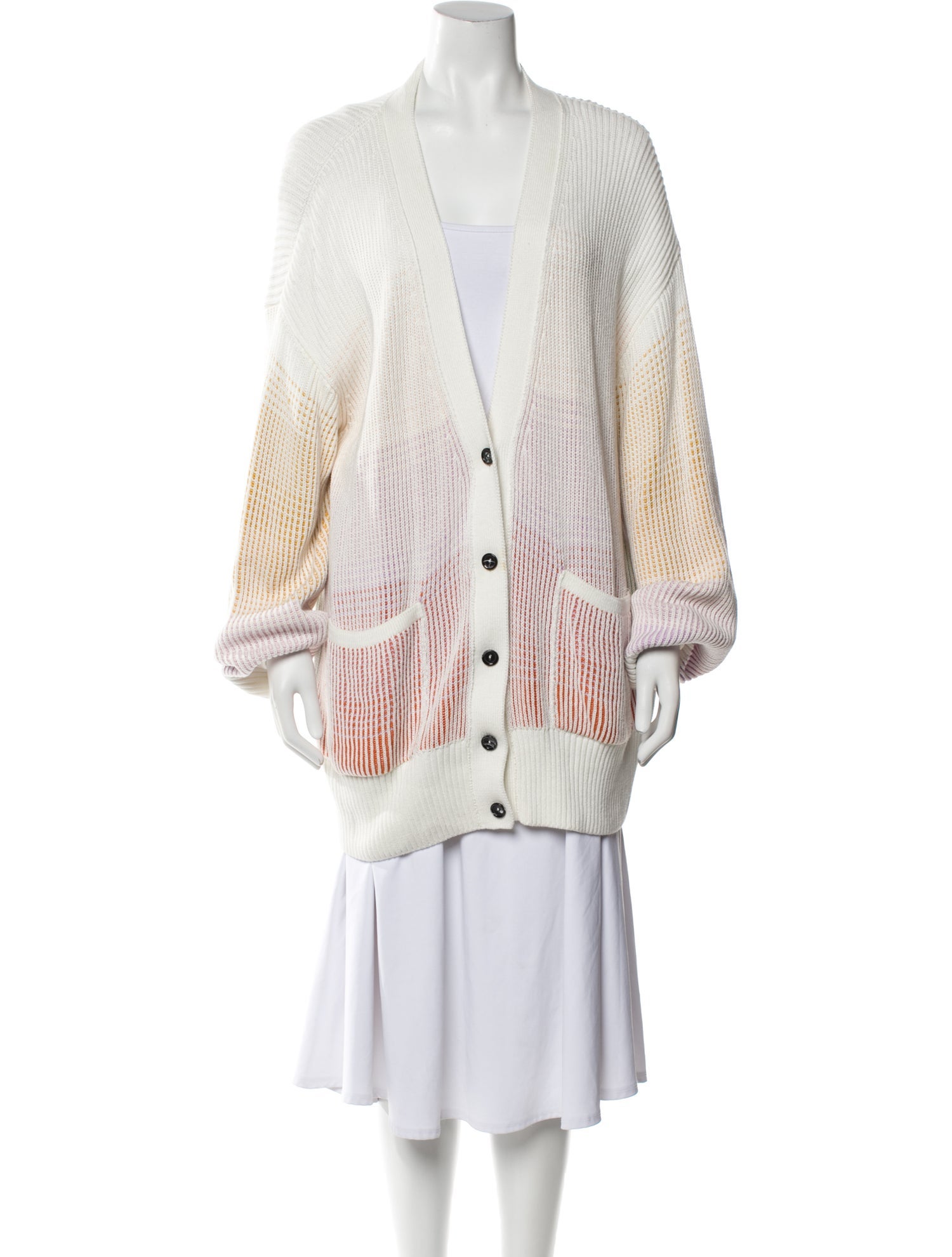 Missoni Tie-Dye Print V-Neck Sweater