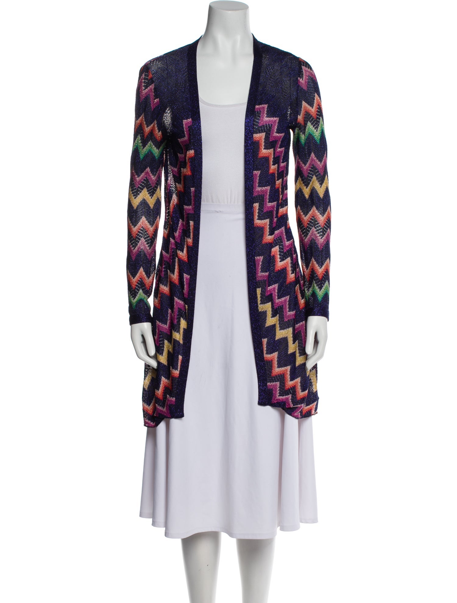 Missoni Printed Open Front Sweater
