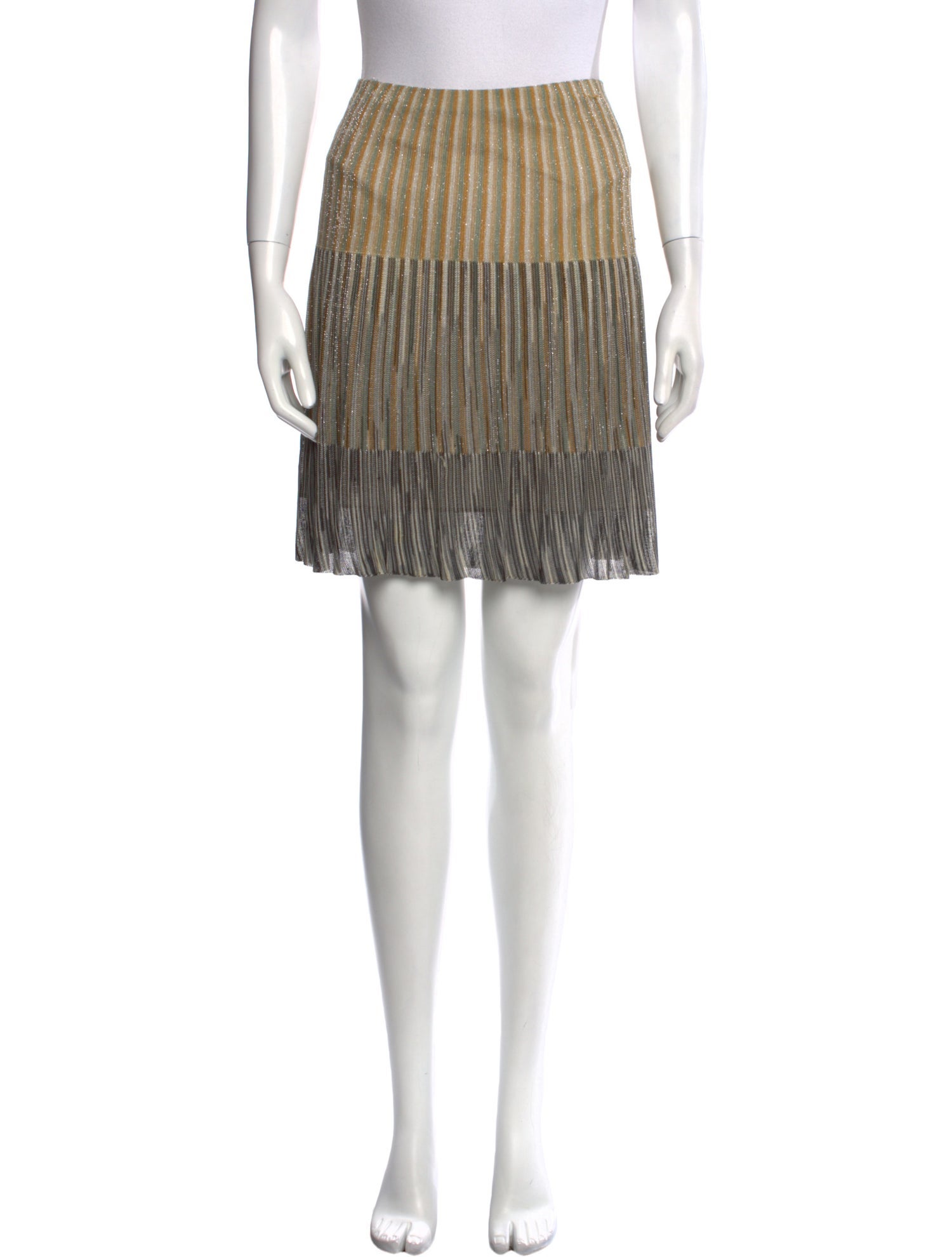 Missoni Striped Knee-Length Skirt