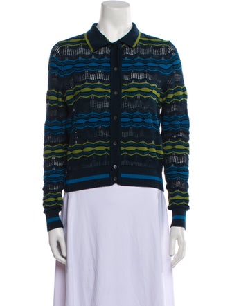 Missoni Printed Long Sleeve Polo