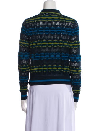Missoni Printed Long Sleeve Polo