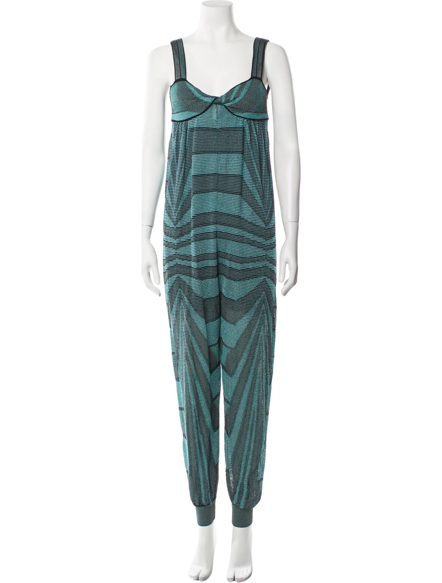 Missoni Striped Square Neckline Jumpsuit