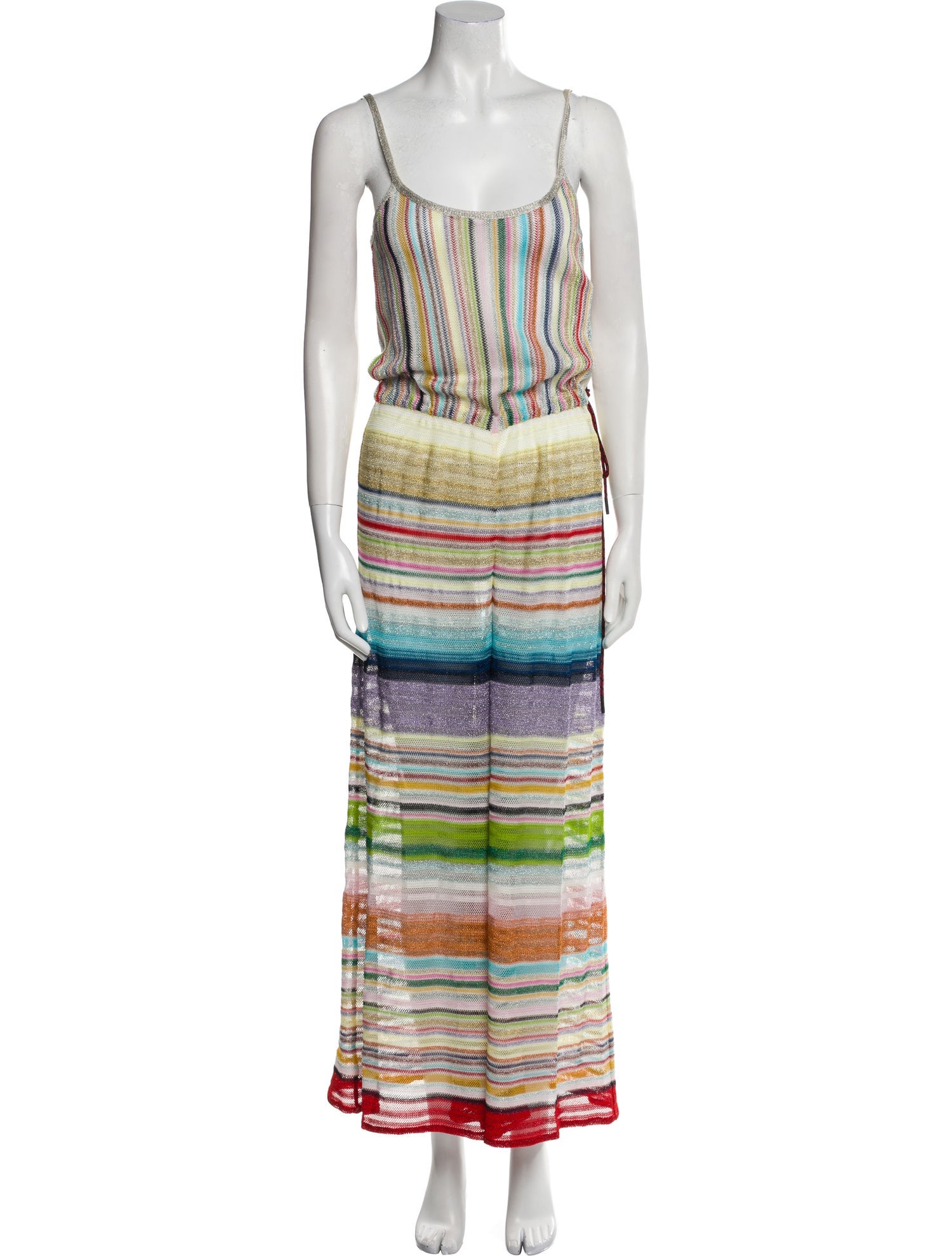 Missoni Striped Scoop Neck Jumpsuit