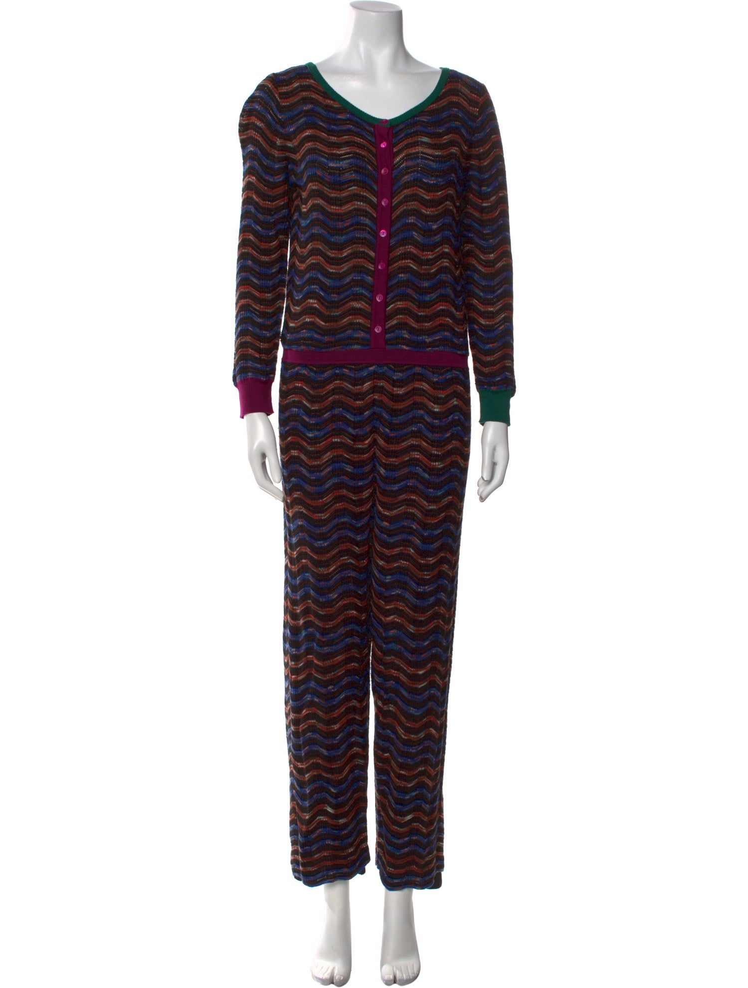 Missoni Virgin Wool Printed Jumpsuit