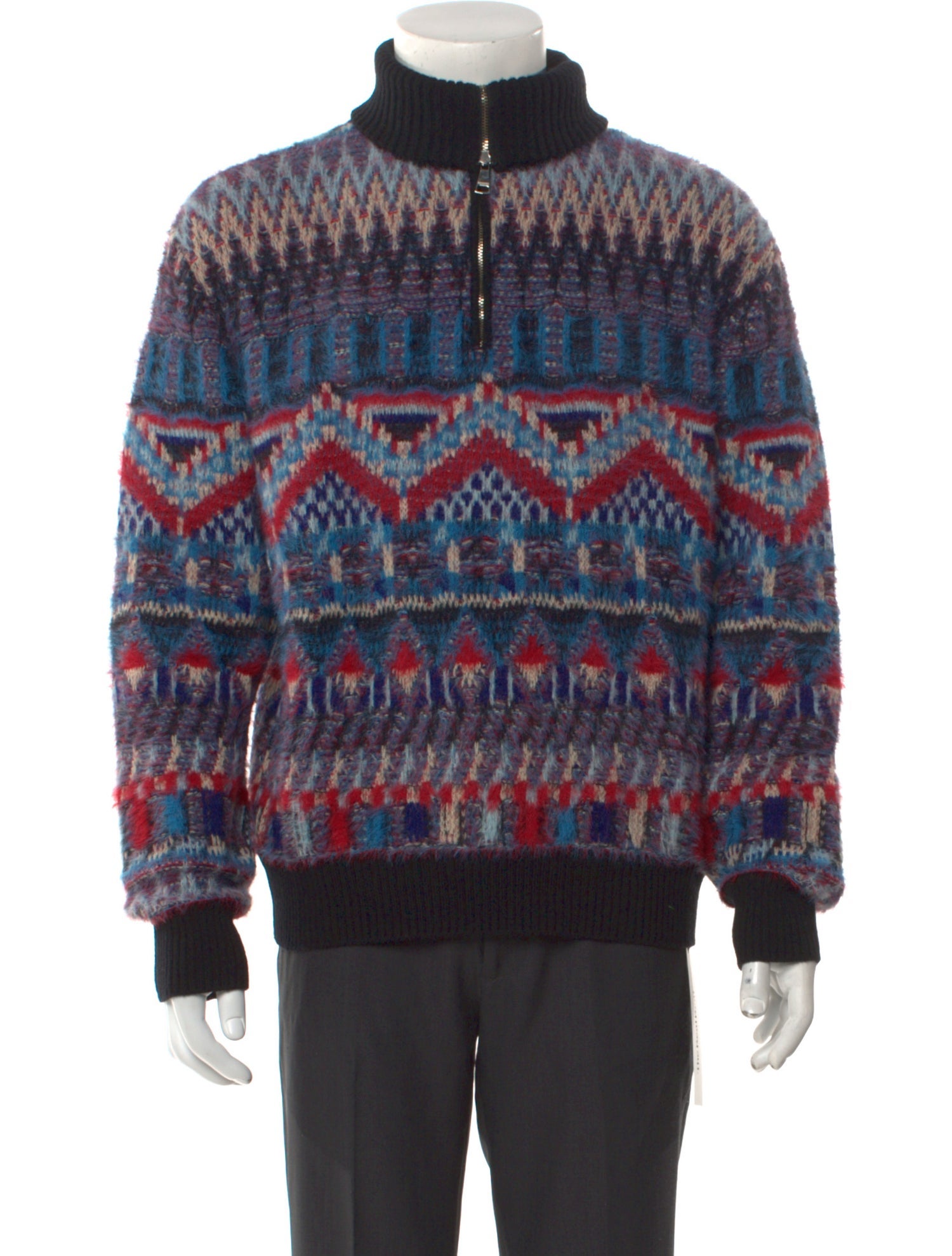 Missoni Printed Mock Neck Pullover