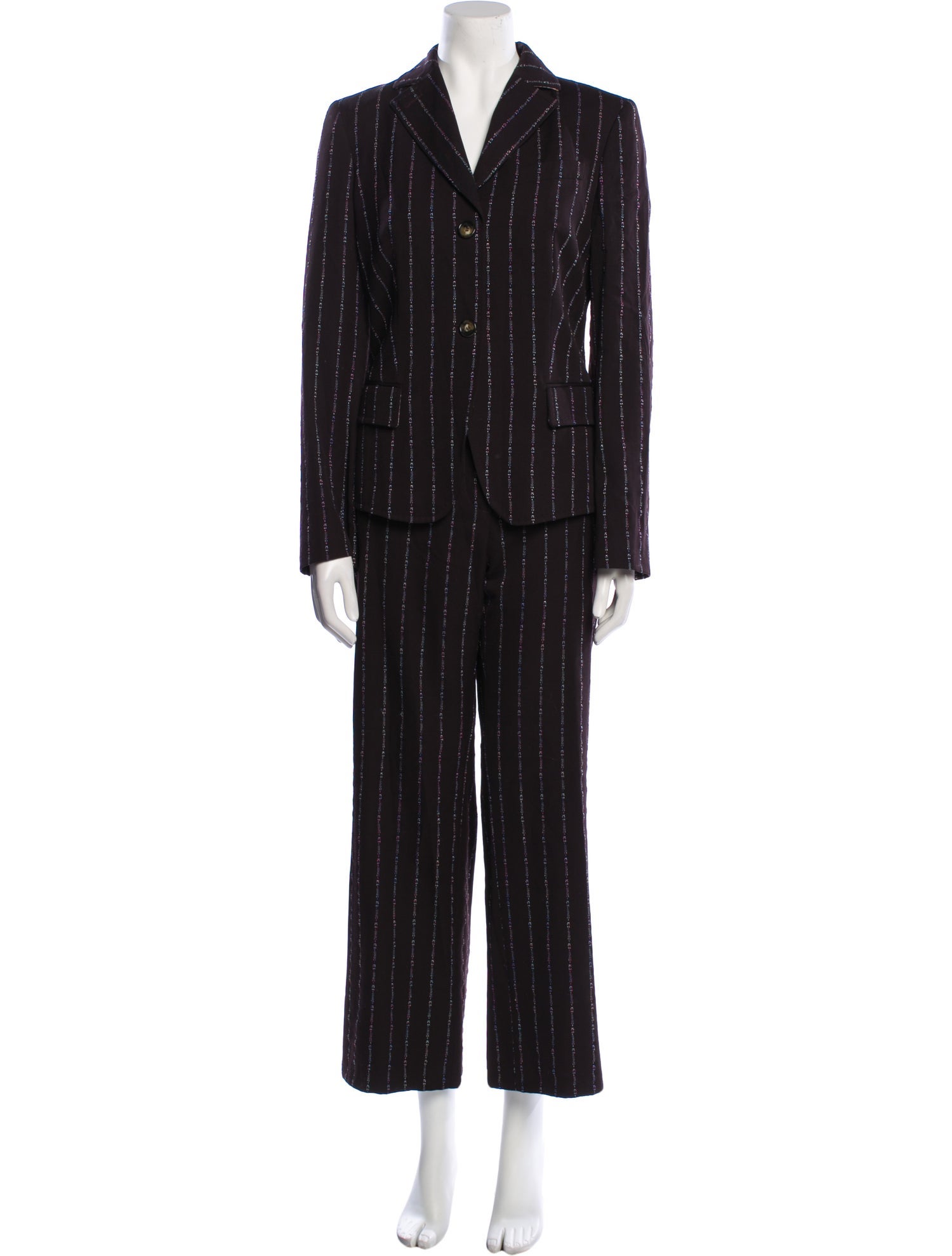 M Missoni Wool Striped Pantsuit