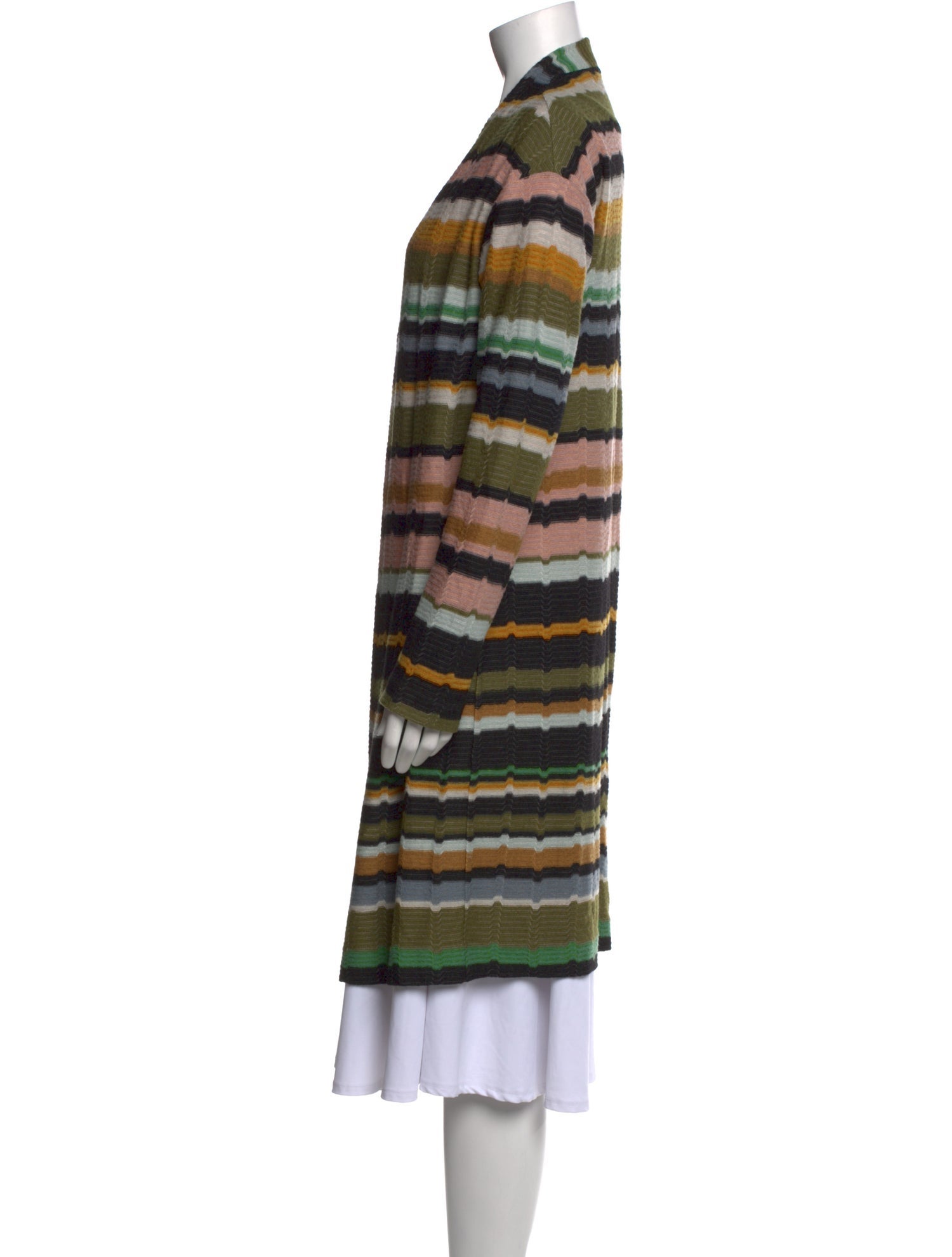 Missoni Striped Open Front Sweater