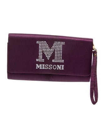 Missoni Suede Clutch