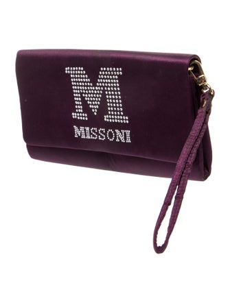 Missoni Suede Clutch