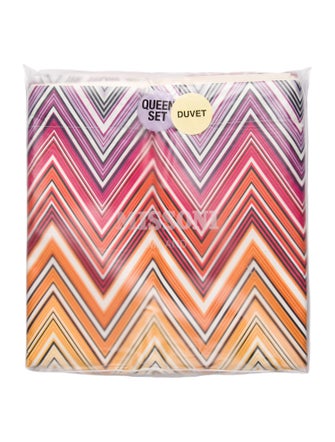 Missoni 3-Piece Queen Duvet Cover And Shams Set