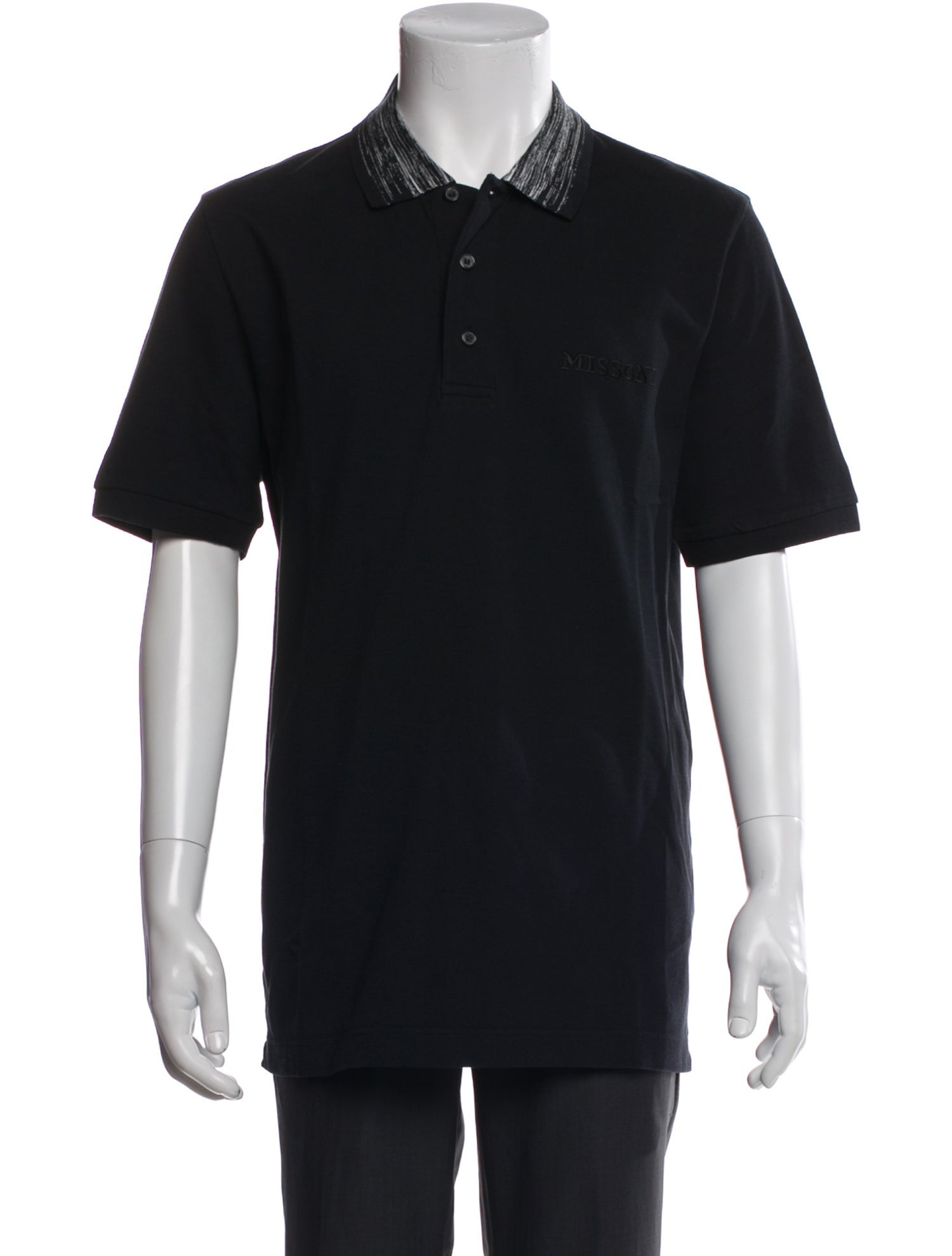 Missoni Collar Short Sleeve Polo Shirt