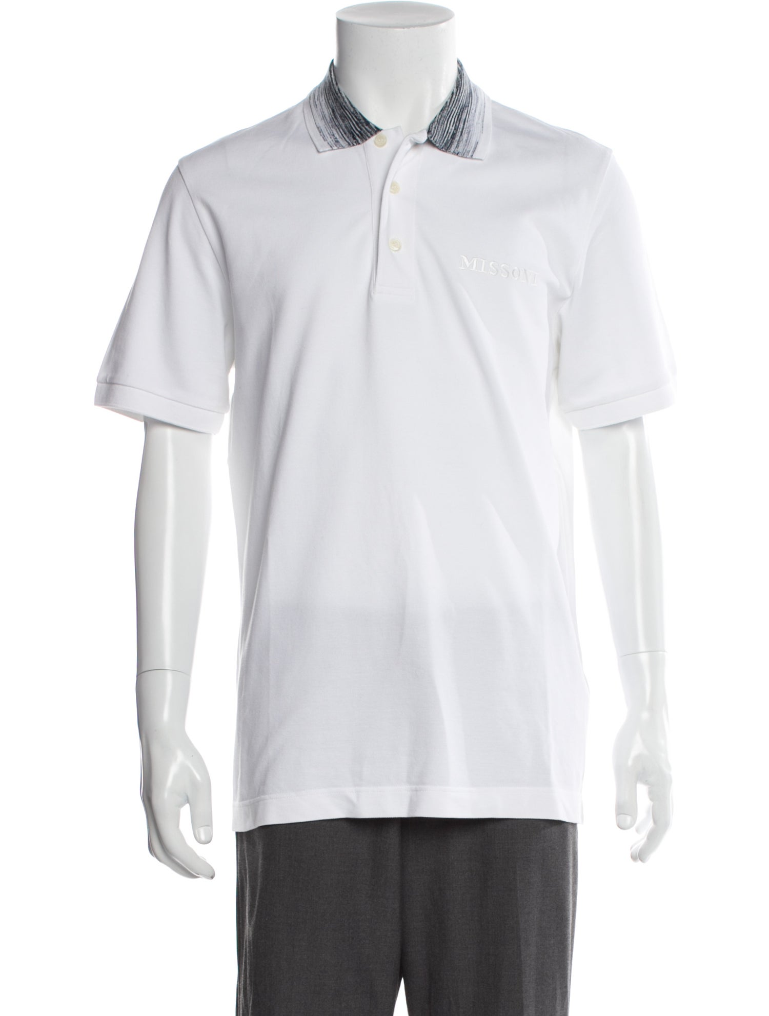 Missoni Collar Short Sleeve Polo Shirt