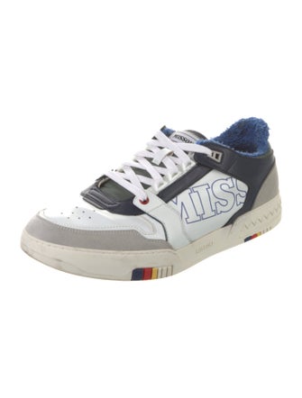 Missoni Leather Colorblock Pattern Sneakers