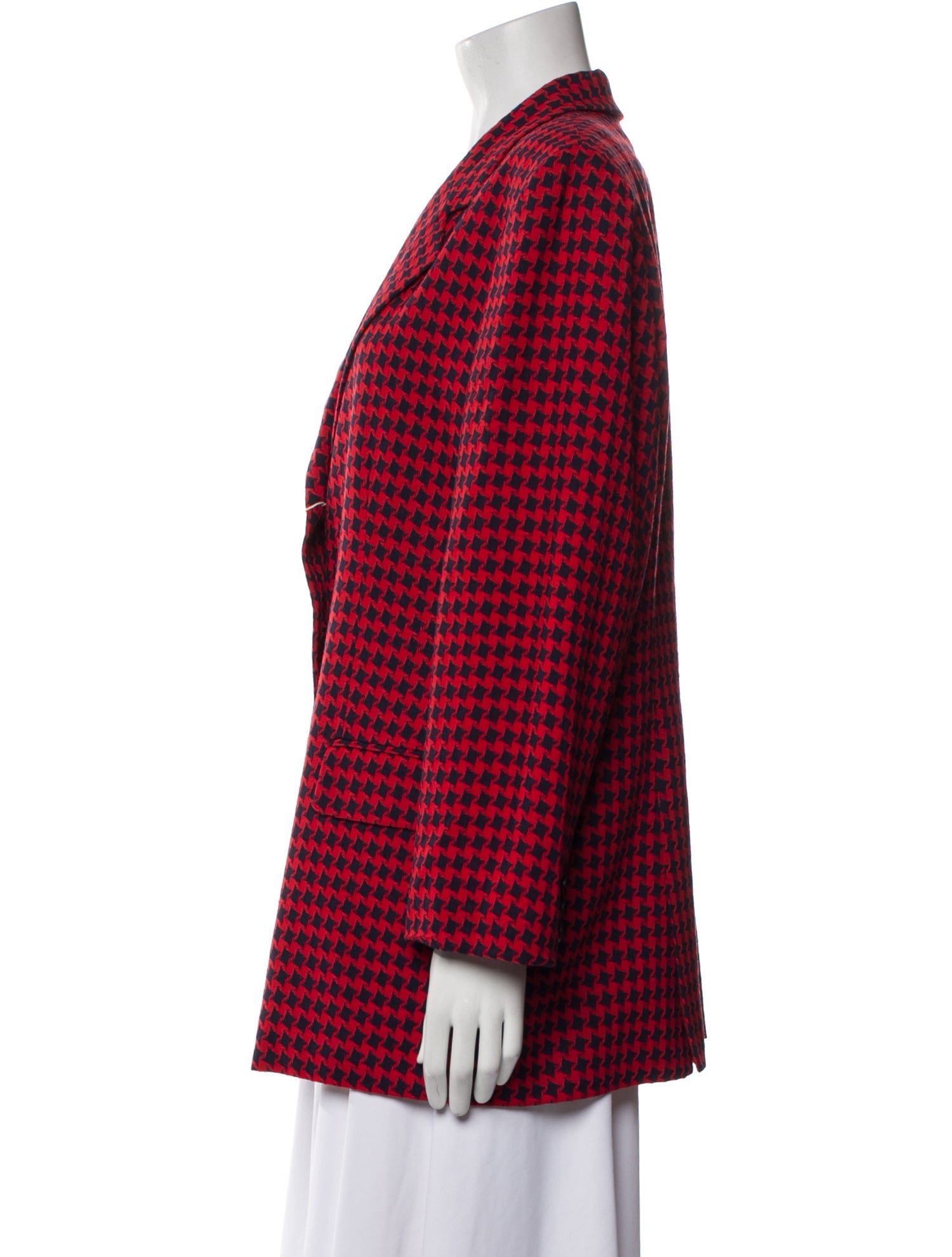 Missoni Virgin Wool Plaid Print Blazer