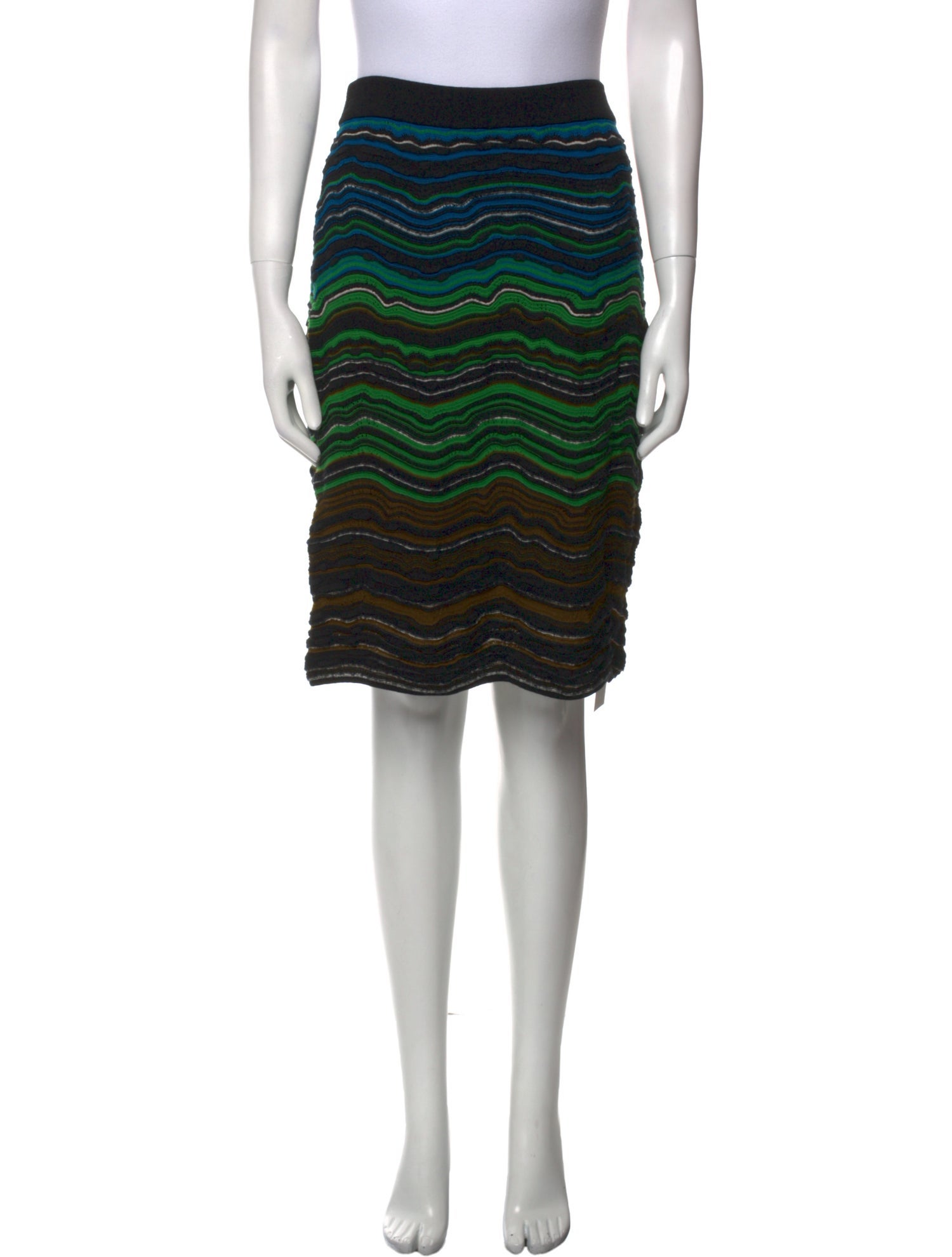 Missoni Striped Knee-Length Skirt